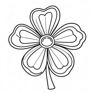 4 H Clover Coloring Page 18391-14984