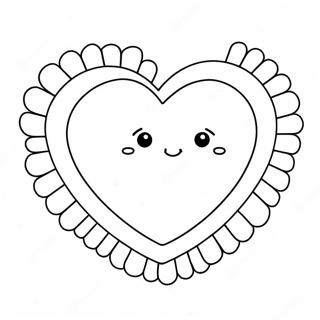 Candy Heart Coloring Page 18411-14995