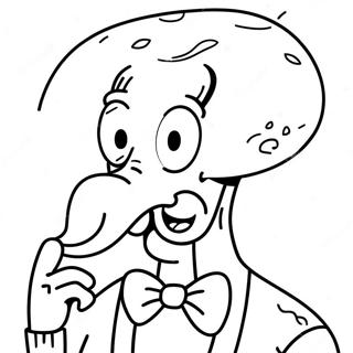 Squidward Coloring Page 1841-1594