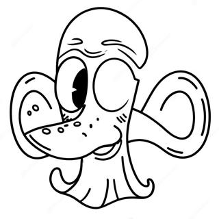 Squidward Coloring Page 1841-1596