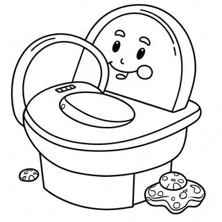 Potty Training Coloring Pages