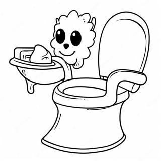 Cute Potty Chair Coloring Page 18422-15005