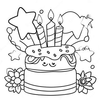 Happy 5th Birthday Coloring Pages