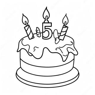 Happy 5th Birthday Coloring Pages