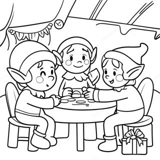 Santa's Workshop Coloring Pages