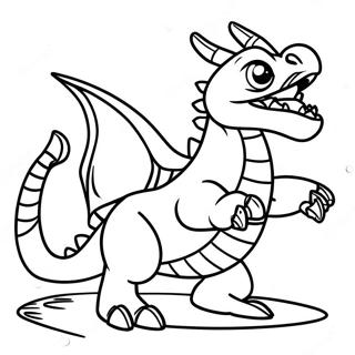 Dragon Ninjago Coloring Pages