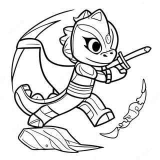 Dragon Ninjago Coloring Page 18461-15035