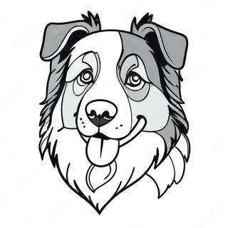 Australian Shepherd Coloring Page 18481-15046