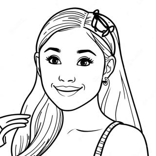 Ariana Grande Coloring Pages