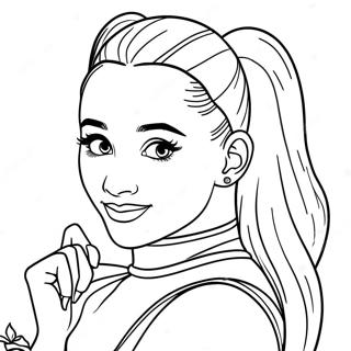 Ariana Grande Coloring Page 1851-1588