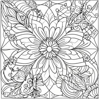 Quilt Coloring Pages