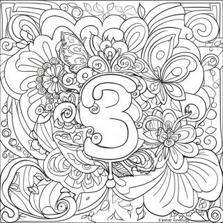 Number 3 Coloring Page 18531-15086