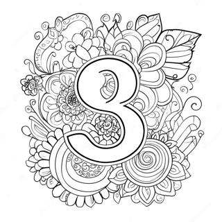 Number 3 Coloring Page 18531-15087