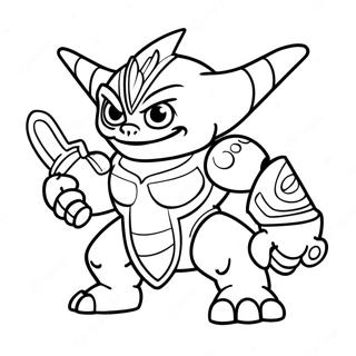 Skylanders Coloring Page 18561-15112