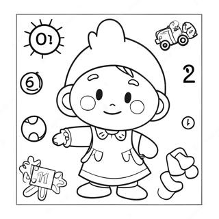 Kindergarten Math Addition Coloring Page 18581-15123