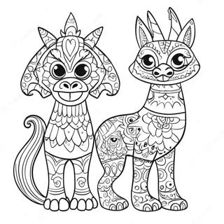 Alebrijes Coloring Page 18601-15146