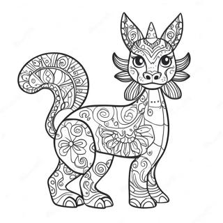 Alebrijes Coloring Pages