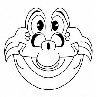 Funny Big Mouth Animal Coloring Page 18622-15169