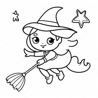 Witchy Coloring Pages