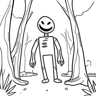 Enderman Coloring Pages