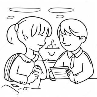 Social Skills Coloring Pages