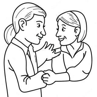 Social Skills Coloring Pages