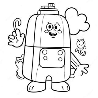 Wow Wow Wubbzy Coloring Page 18661-15186