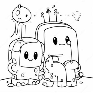 Wubbzy And Friends Adventure Coloring Page 18662-15194