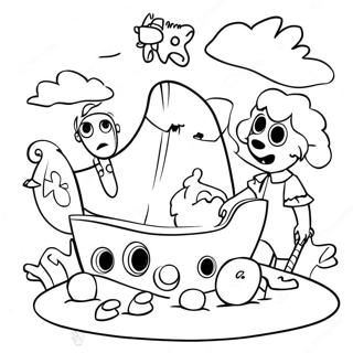 Island Of Misfit Toys Coloring Page 18681-15208