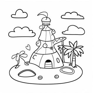 Colorful Misfit Toys Island Coloring Page 18682-15211