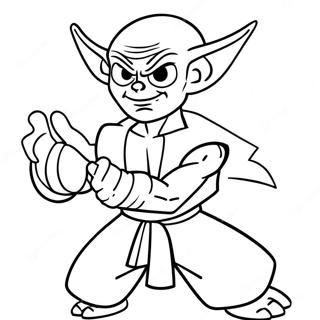 Piccolo Coloring Pages