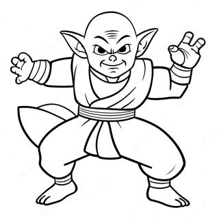 Piccolo In Action Coloring Page 18702-15224