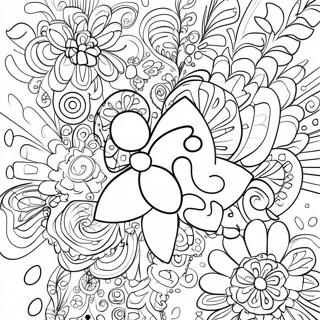 Colorful Groovy Shapes Coloring Page 18754-15261