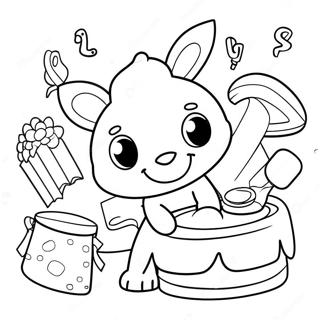 Word Party Coloring Page 18773-15280