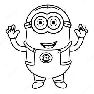 Halloween Minion Coloring Page 18793-15295