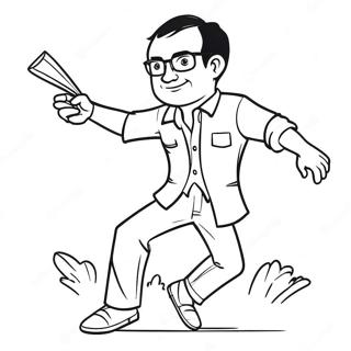 Jude Bellingham Action Shot Coloring Page 18803-15304