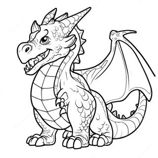 Bad Ass Dragon Coloring Page 18814-15313