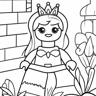 Lego Princess Coloring Page 18833-15339