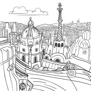 Barcelona Coloring Pages