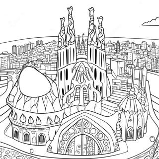 Barcelona Coloring Pages