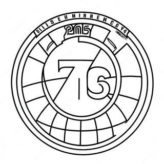 76ers Logo Coloring Page 18863-15354