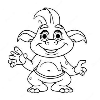 Viva Trolls Coloring Pages