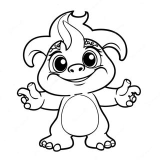 Viva Trolls Coloring Page 18903-15379