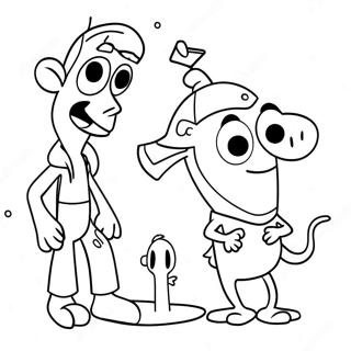 Adventurous Phineas And Ferb Coloring Page 1892-1625