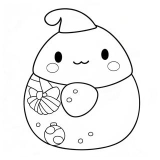 Squishmallow Christmas Coloring Page 18963-15436