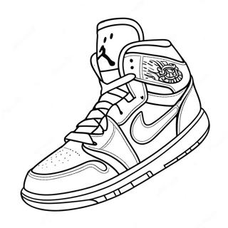 Air Jordan Coloring Page 18973-15442