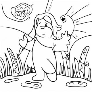 Joyful Psalms Coloring Page 18984-15449