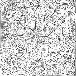 Folk Art Patterns Coloring Page 19013-15471