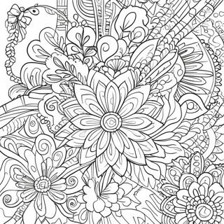 Folk Art Patterns Coloring Page 19013-15472