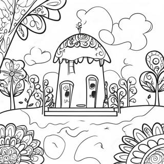 Folk Art Coloring Pages